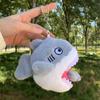 Pull-out Sand Shark Stuffted Keychain Creative Soft Plushie Pendant Little Shark Schoolbag Accessories Couple's Small Gifts
