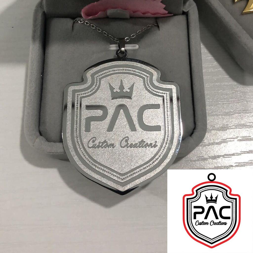 Women 'S Fashion Accessories Stainless Steel Custom Logo Necklace Funny Jewelry Stainless Steel Nameplate Necklace Collier Femme