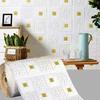 Decorative waterproof and moisture-proof 3D brick patterned wall panel wallpaper DIY living room bedroom kitchen background wall