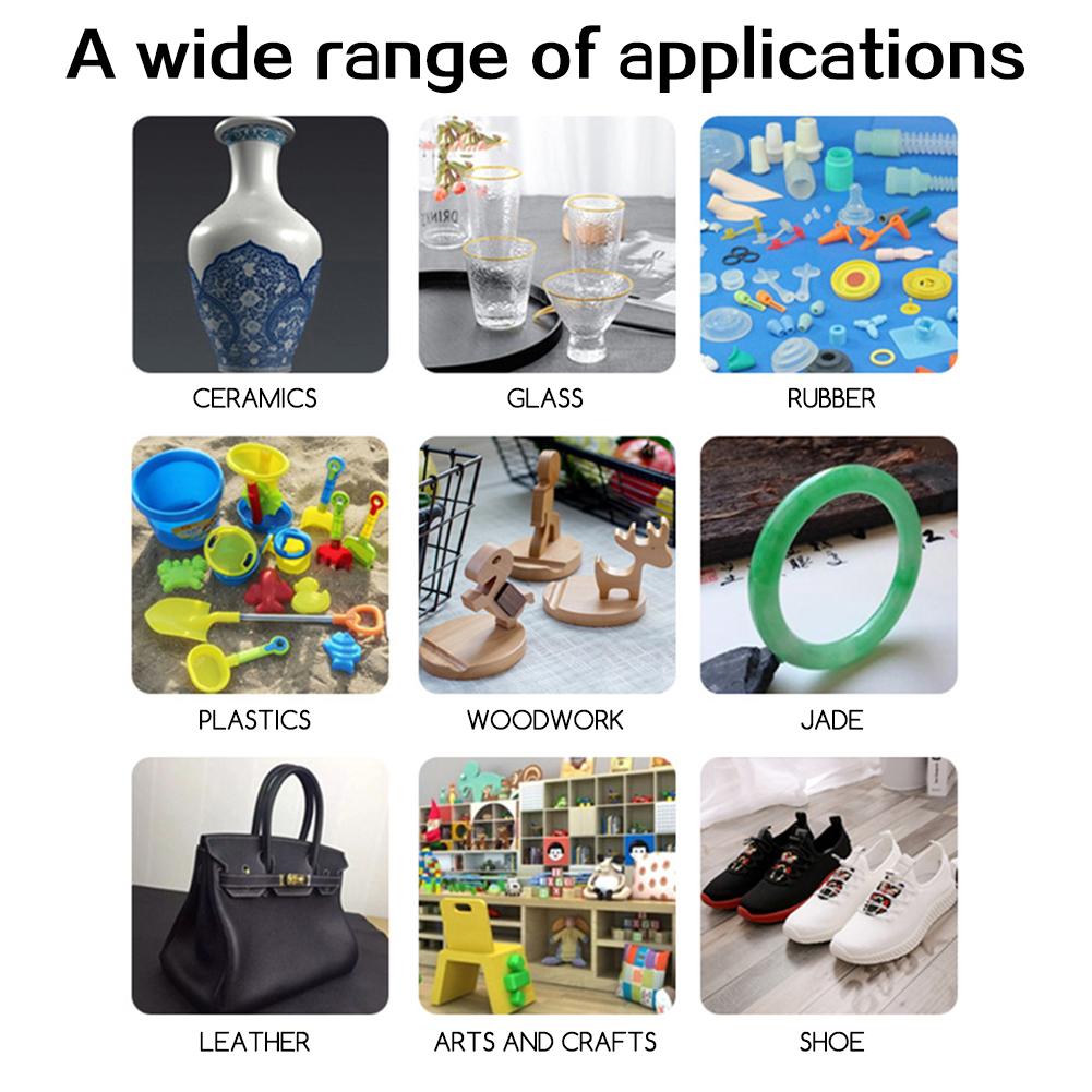 50g Pegamento Oleoso de Alta Resistencia para Soldadura, Pegamento Universal Impermeable Fuerte, Super-Pegamento Oleoso Transparente de Grado Profesional Para Resina Cerámica