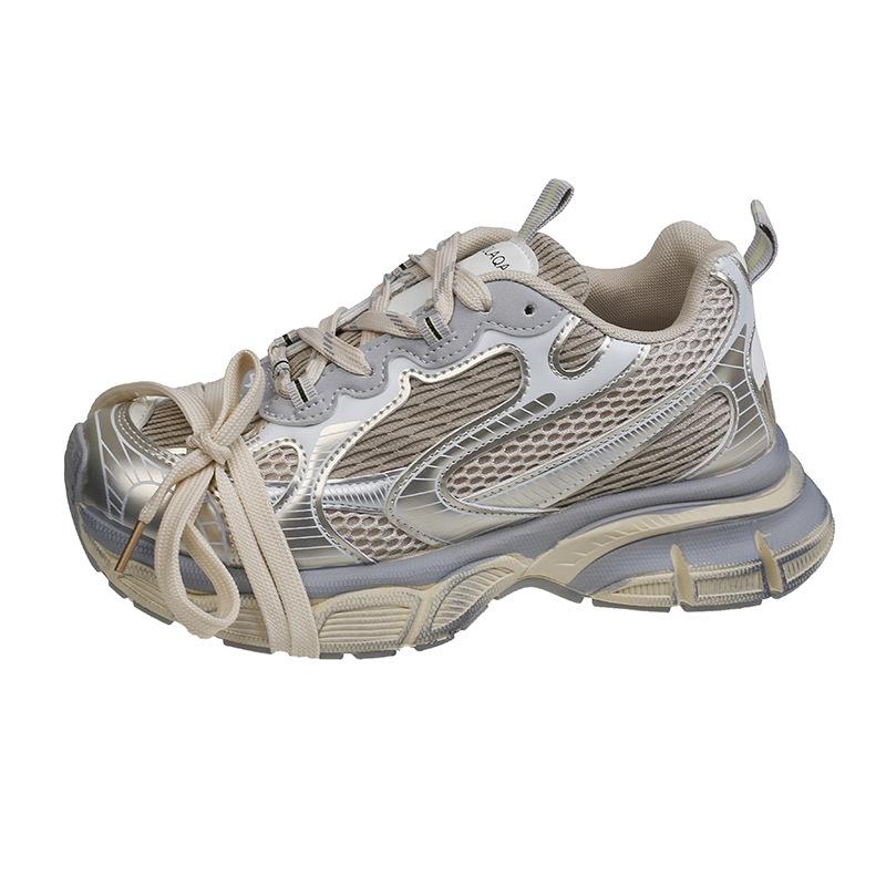 2024 neues Laufstegmodell, schmutzige Papa-Schuhe für Damen, trendige Retro-Sneakers mit dicken Sohlen für die Straße für Damen.