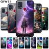 For Samsung A21S Case 2020 Lovely Tempered Glass Phone Hard Back Cover Cases For Samsung Galaxy M31S M21 M31 S Silicon Bumper