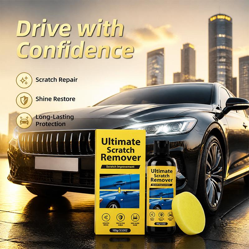 Car Scratch Remover Polish Wax Paint Care Agent for Swirls Fine Scratches Universal 100ml