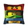 Pillow Case  Soft Pillow Cover For Chair Sofa Home Decor Vintage N-ninja-going Pillowcases
