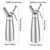 250/500/1000ml Cream Foam Gun Homemade Whipped Cream Dispenser Cake Piping Guns Siphon Squeeze Bottle Kitchen Dessert Tool