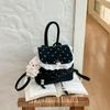 Schoolbag Shuai Mijia sweet girlish niche lace lace women's backpack 1011 new backpack exquisite small schoolbag