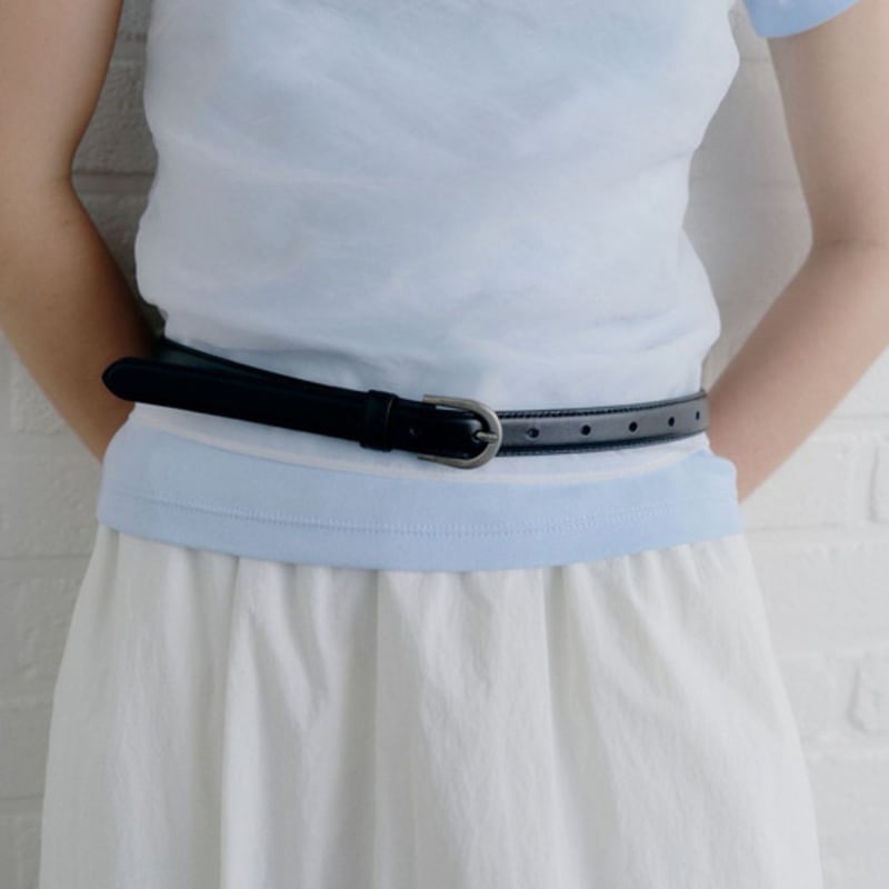 

JILLSTUART Тонкий женский ремень из коровьей кожи 4 цвета JABE5F110BK JABE5F111W2 JABE5E112BK JABE4F113I2 Black Gold_JABE5E112BK