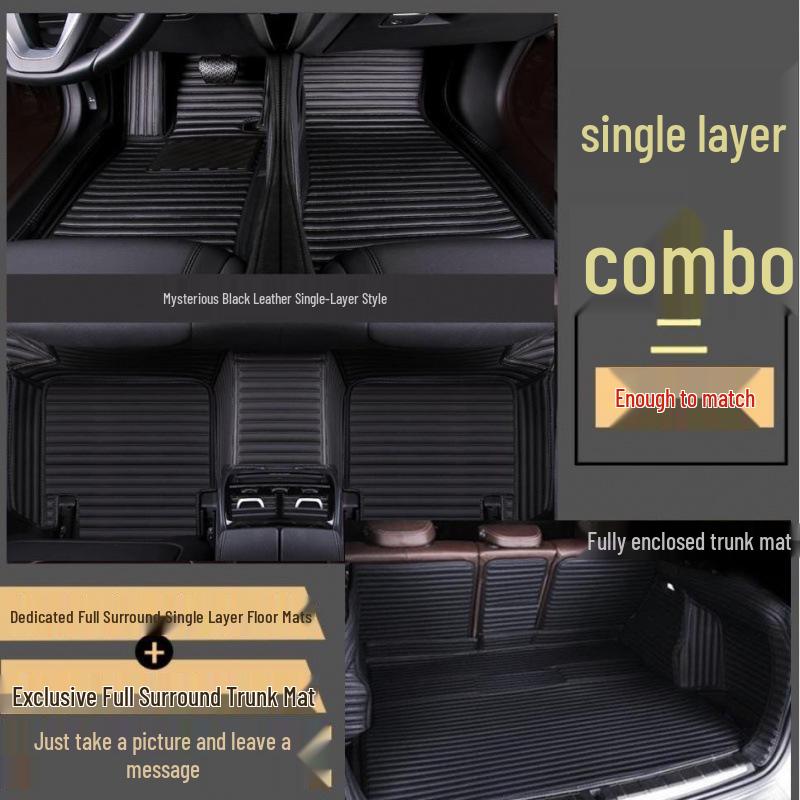 Compatible Car Floor Mats for Jetta VS5 (Models 2019-2023) - Enhanced Double-Layer Design