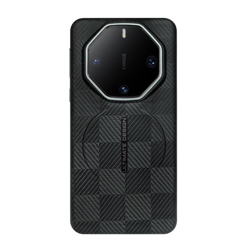 Applicable to Huawei mate60 RS Kevlar Magnetic Mobile Phone Case Aramid Fiber High-grade Hard Case 60RS Protective Case