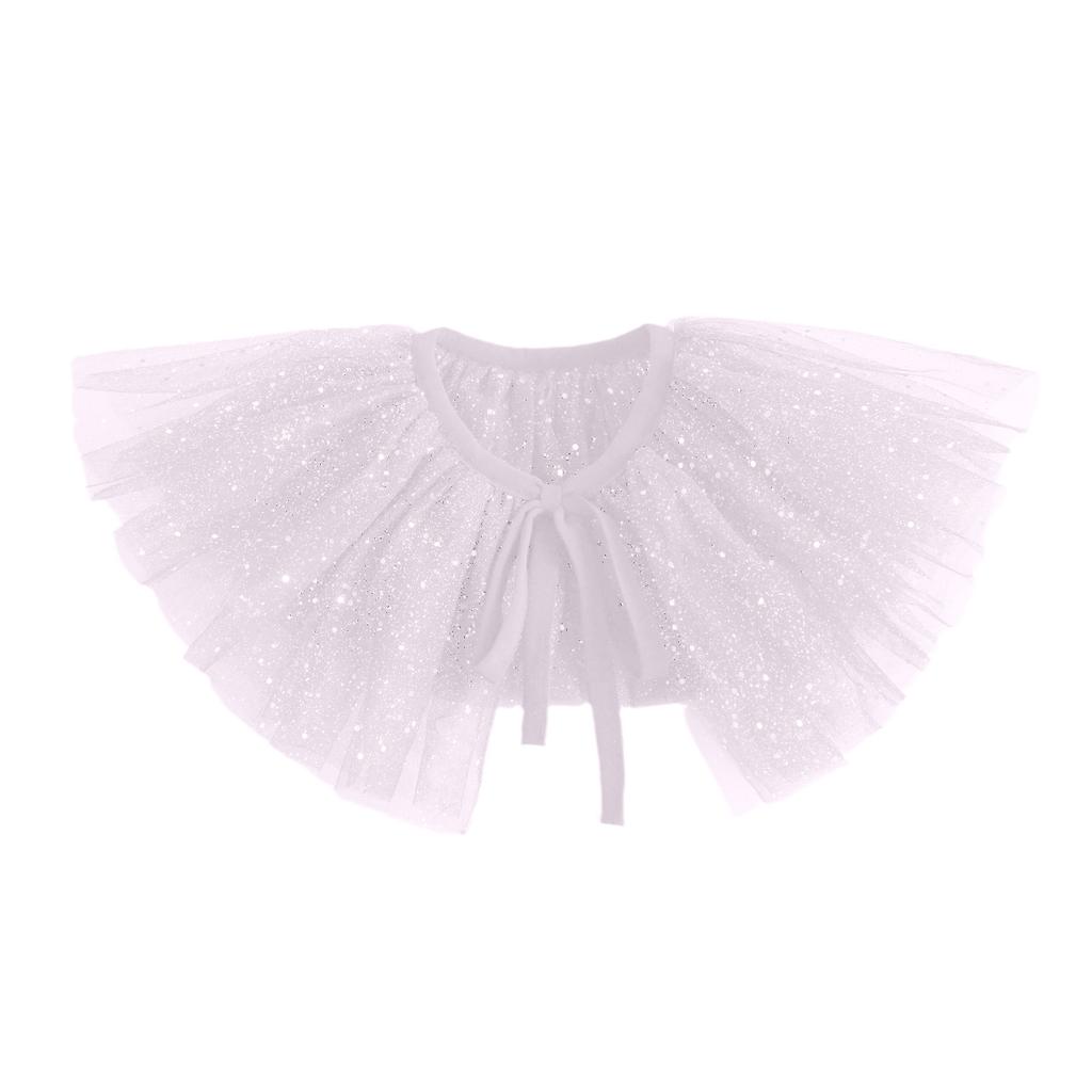 Multipurpose Jabot Collar Lace Puff Collar for Masquerades Parties Cosplay Event Costume Neckwear Collar for Roleplay