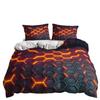 Three-Piece 3D Three-Dimensional Technology Quilt Cover Digital Printing Kit Bedding