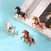 1/4Pcs Year Of The Horse Enamel Pin For Unisex Zodiac Horse Pony Brooch Clothing Backpack Accessory Metal Badge New Year Gift
