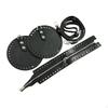 DIY Bag Making Kit With PU Leather Knitting Materials Shoulder Strap Zipper Holes Suitable for