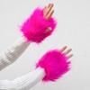 Faux Furs Wrist Cuffs Oversleeve Wrist for Wool Coat Jackets Arm Warmer Sleeve