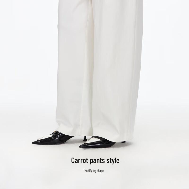 VEROMODA Women's Lyocell Cotton Tapered Casual Pants