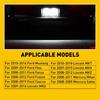 Pair License LED Light Plate 2009- Assembly Taurus Fit Ford Flex