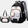 School Bags Polyester Waterproof Backpack and Shoul Bag Set (34*24*47cm)