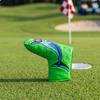 Putter Cover with Shark Embroidery Embroidered Waterproof for Golfers Black Blade
