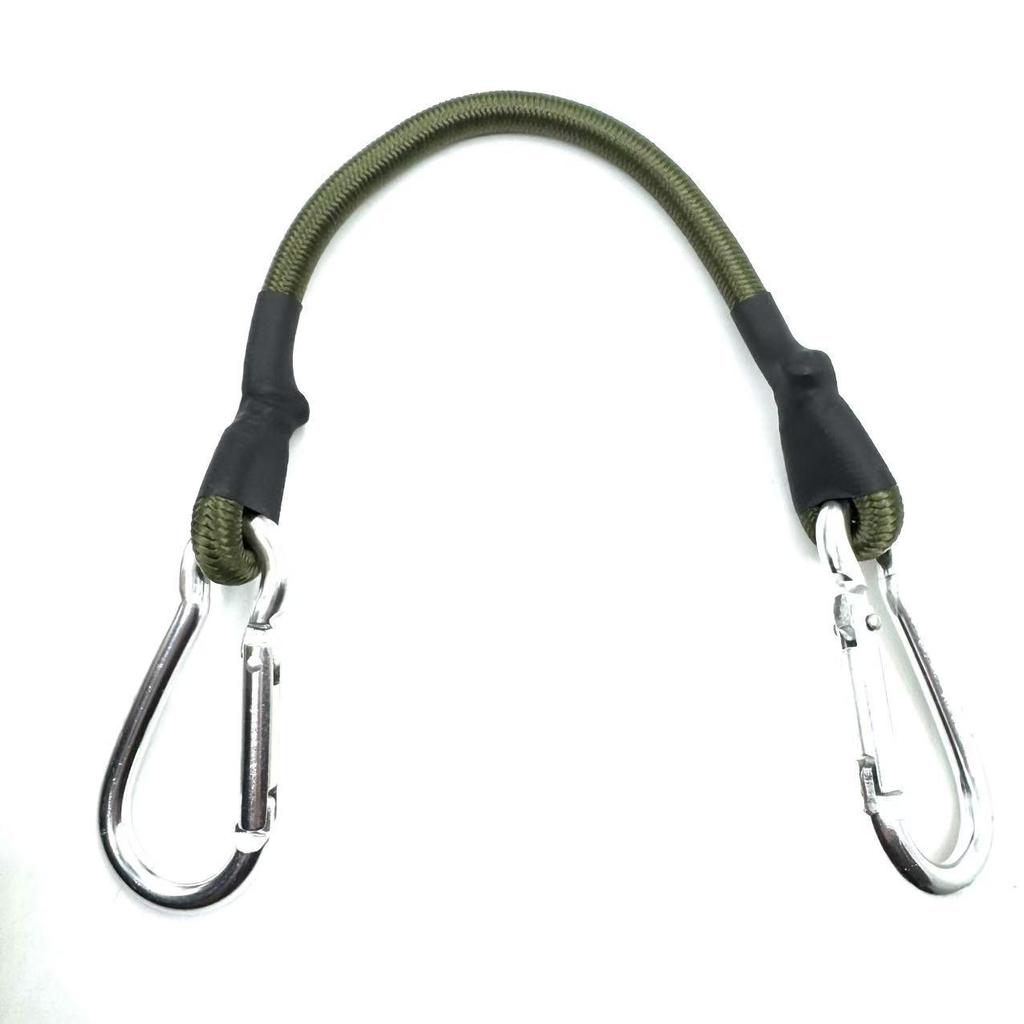 Elastic 8mm Camping Bungee Cord with Hook: Ideal for Tents, Luggage, and Clotheslines