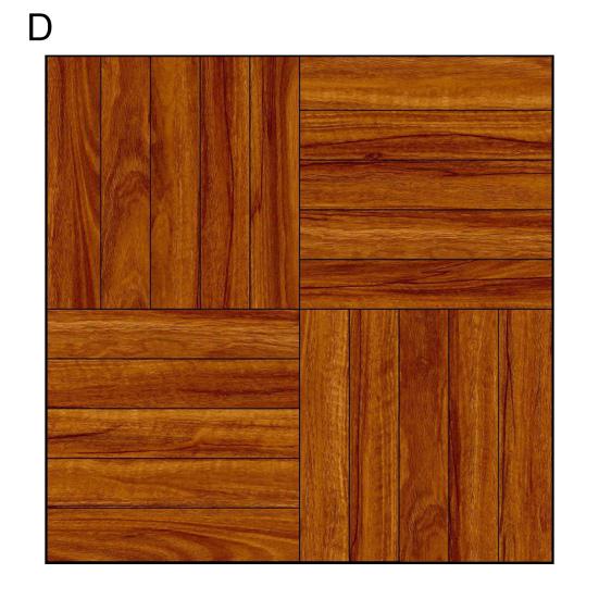 1/12 Dollhouse Floor Sticker Wall Decal Kitchen Bathroom Miniature Accessory