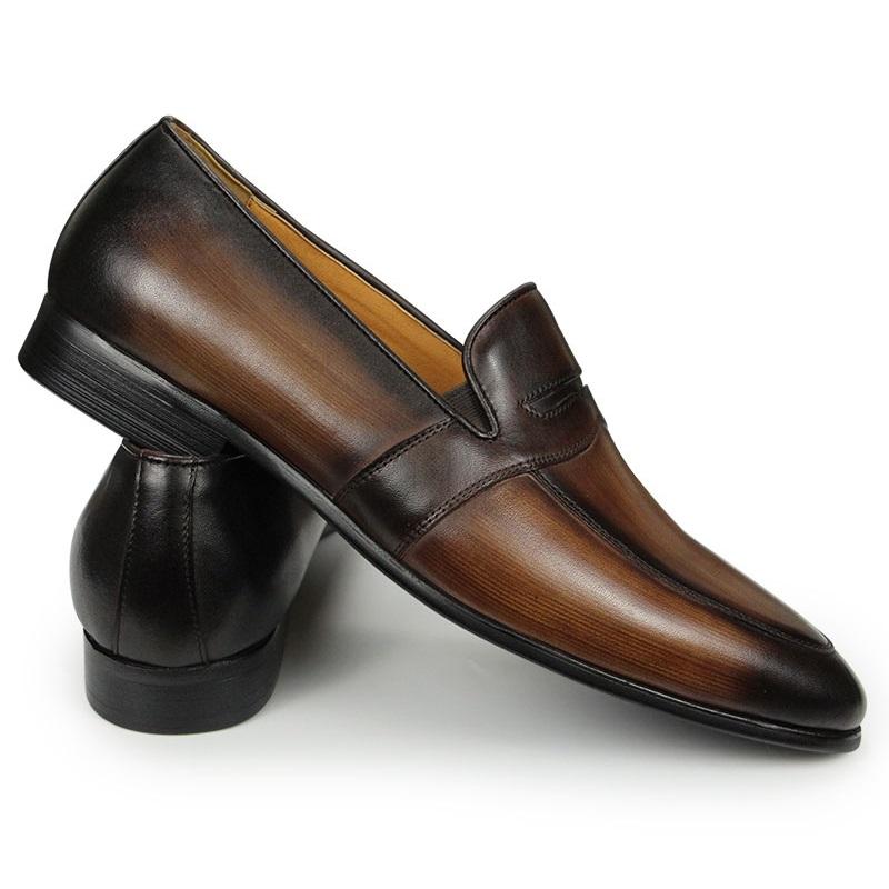 Fashion Comfortable Loafers For Mens Slip On Casual Shoes Genuine Cow Leather Fashion Handmade Office Business Daily Outdoor Summer Wear