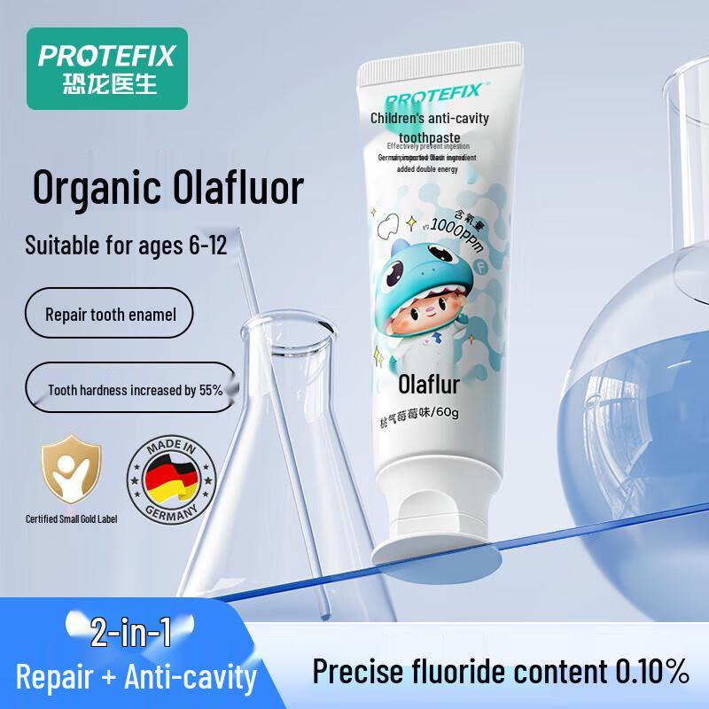 PROTEFIX German Organic Olaflur Anti-Cavity Toothpaste