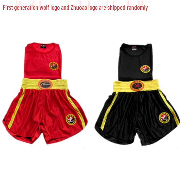 Embroidered Dragon Sanda Muay Thai Boxing and Fighting Suit Set