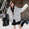 Winter new loose thickened warm down cotton clothes women's short hooded bread clothes European jacket