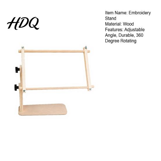 Embroidery Hoop Stand Adjustable Table Stand Cross Stitch for Lap French Knot