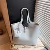 Simple and casual high-end single shoulder axillary commuting big bag for women's summer new large-capacity tote bag