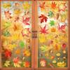 652F Repositionable Plastic Window Clings 6 Sheets Seasonal Decoration