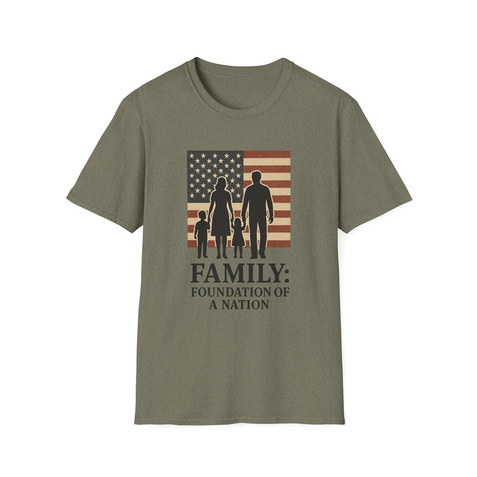 

Family Foundation of a Nation T shirt, Casual Wear, Christian PatrioT shirts 4XL