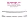 2Pcs Gap Broken Opening Bad Buckle Repair Metal Bracket For 5Th Generation City Gm6 Front Bumper Repair Metal Plate Buckle
