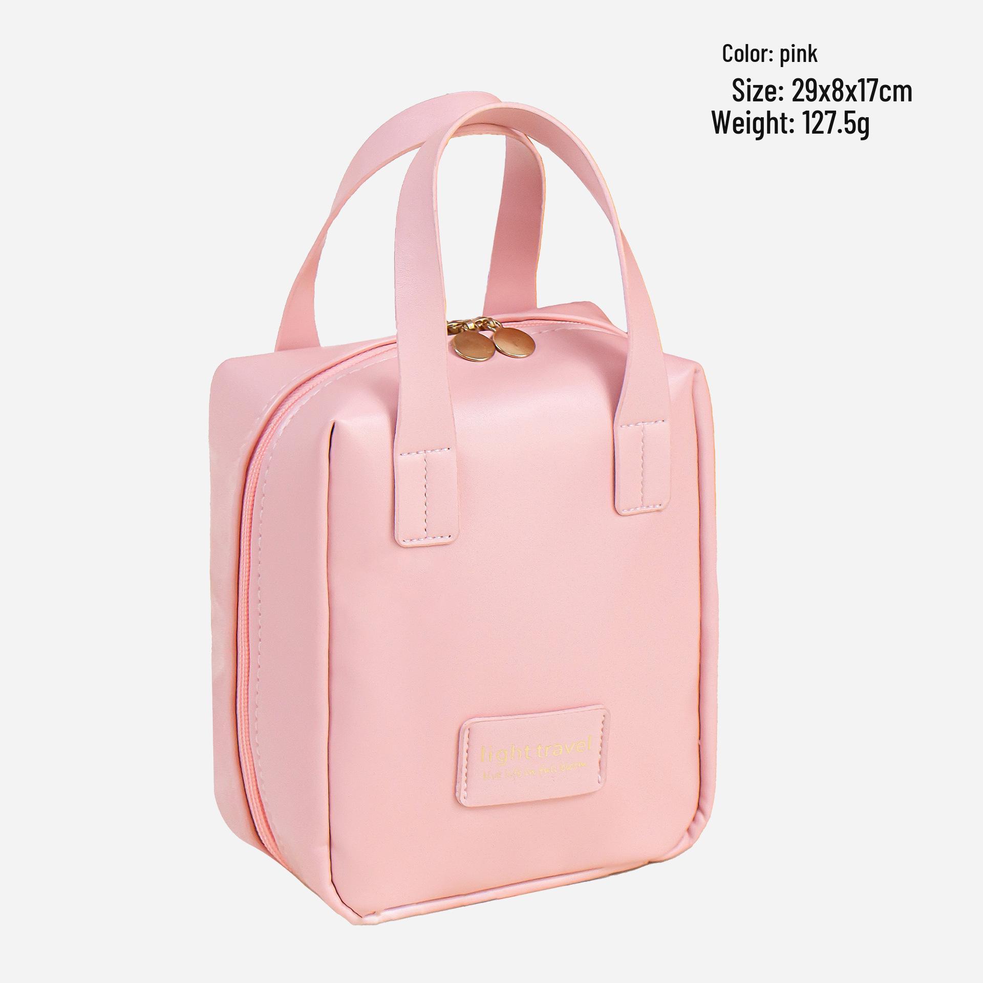 

Водонепроникна PU Жіноча косметичка великої місткості для макіяжу та туалетного приладдя з розділеними шарами та міцною конструкцією