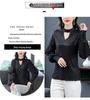 2024 Spring Sequined Slim Long-Sleeve Korean Style Top - Elegant and Versatile