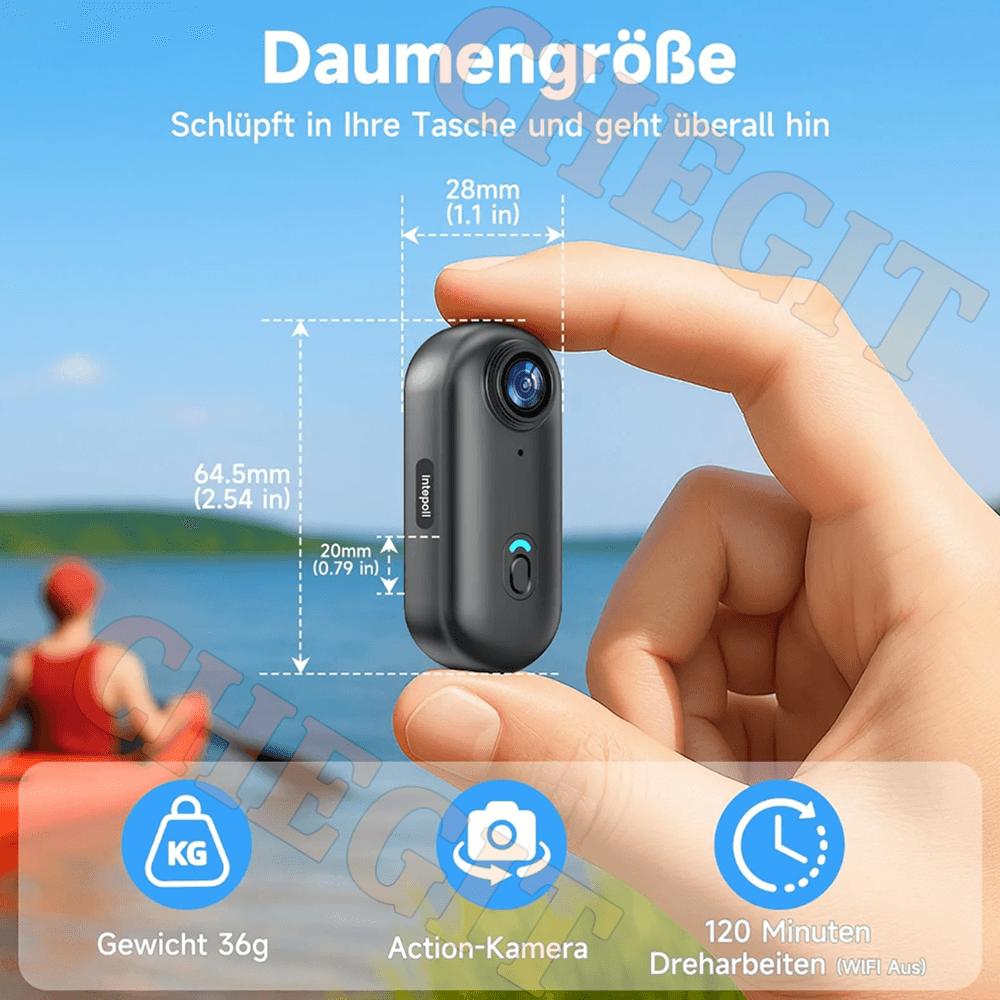 4K /1080P Motorcycle Mini Recorder Finger WIFI Action Camera Lightweight Motorcycle Road Sport Cam Bicycle Vlog Pet Body Camera