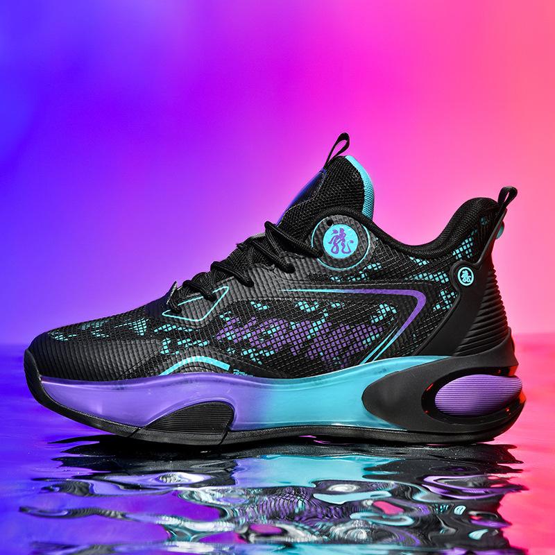 Basketball shoes spring and summer new non-slip, wear-resistant and shock-absorbing low-top actual combat professional sports shoes male students ceme
