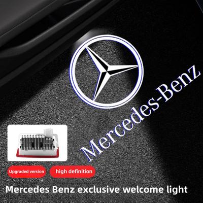 2/4Pcs Led Car Door Welcome Light Logo Projector For Mercedes Benz W212 W205 AMG ML W166 W176 W177 W213 W246 GLB GLC GLA GLS GLE