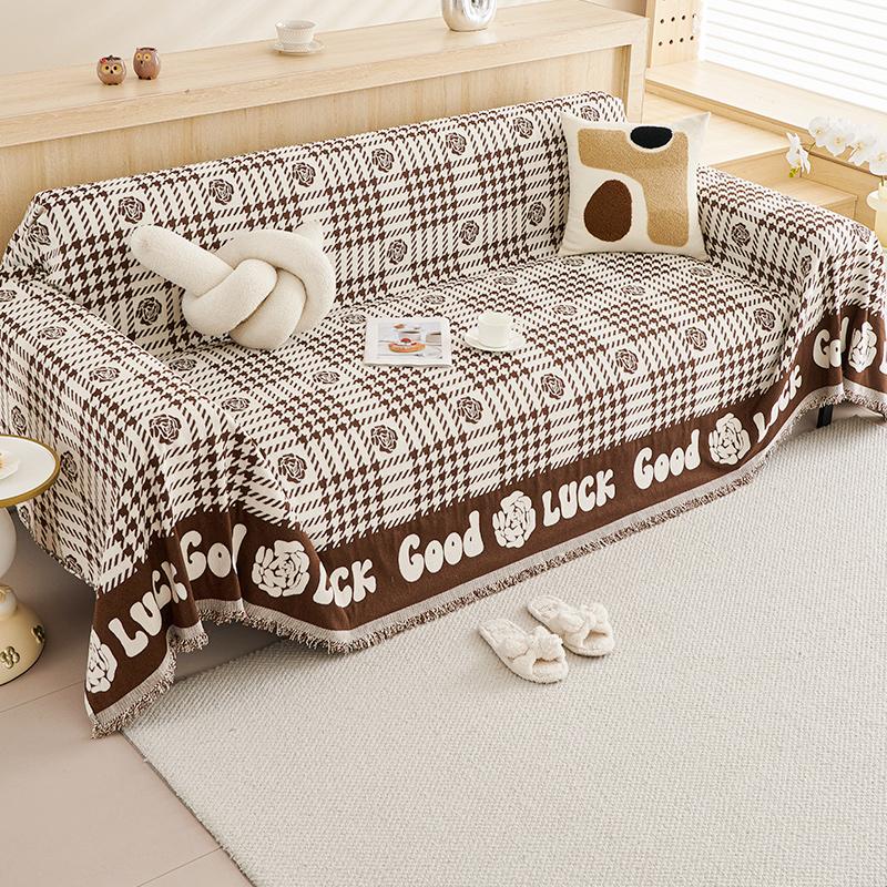 Anti-Scratching Sofa Cover Cloth Four Seasons Universal Nordic Style High-Grade Sofa Towel Chenille Sofa Cover Sofa Cover