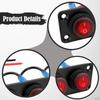 Rocker Switch Panel Mount Pre Wired on Off Toggle Screw Mounting Waterproof for RV Truck