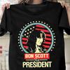 Bon Scott For President  Short Sleeve Black All Size Gift Shirt Unisex T-Shirt