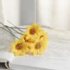10/20/40pcs Hand-Pinched Ceramic Sunflower Flowers Realistic Decoration TV Cabinet Desktop Shelf Flower Ornament Home Decor Gift