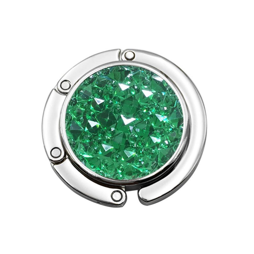 Round Bag Hook Holder Aluminum Alloy Handbag Hook Portable Folding Hook  Women