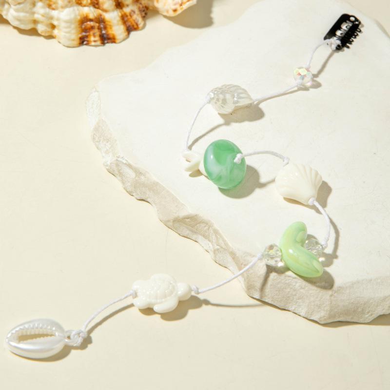 Accessories, Beach Conch Shell Braided Headwear Ins Punk Trend Braided Hair Dirty Braided Hair Accessories