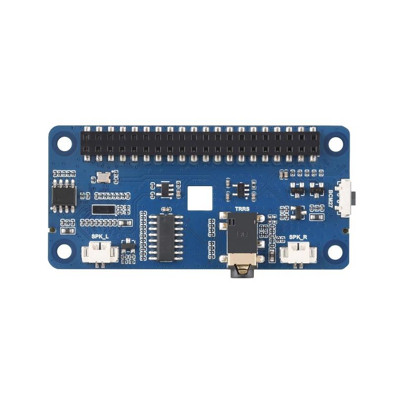 DA7212 I2S Audio HAT Type B for Raspberry Pi, Stereo Encoding/Decoding, Onboard Speaker Headers and EEPROM Chip