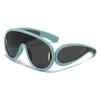 Y2K Vintage Oversized Pilot Sunglasses UV400 Fashion Mirror Shades Trendy Punk Cool Sun Glasses For Women Men
