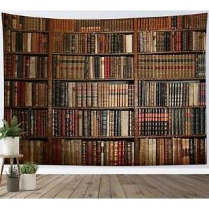 Tapestry vintage library old retro Hel 75x100