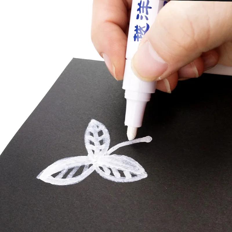 12 Color White Waterproof Rubber Permanent Paint Marker Pen Car Tyre Tread Environmental Tire Painting