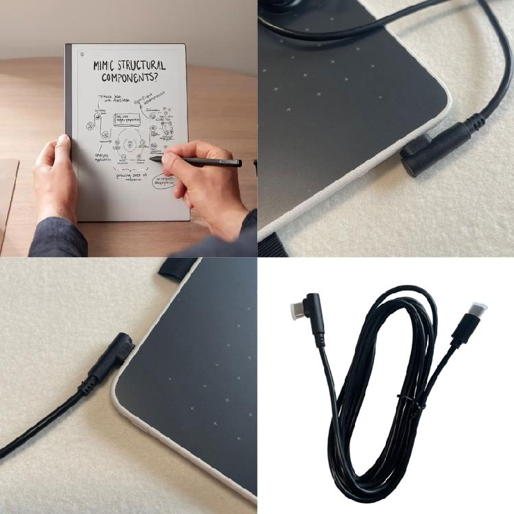 Flexible Charging Line for reMarkable Paper 2 Ensures Durability and Quick Charge Capability