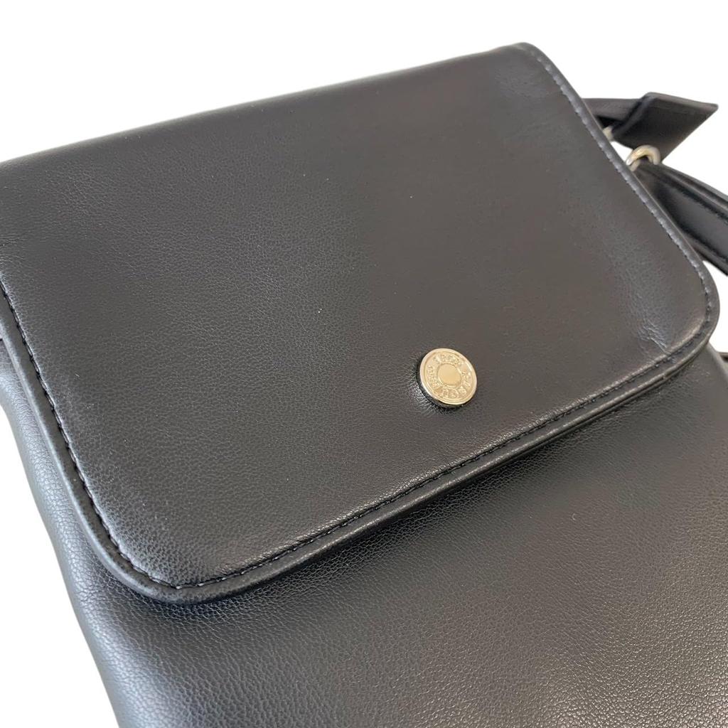 Smartphone Shoulder Flap Mini Shoulder Bag [mauve] Bag, 4-Pocket Style, (Grey Beige)